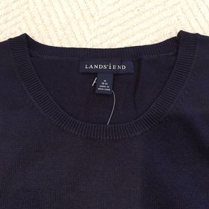 Lands End navy sweater